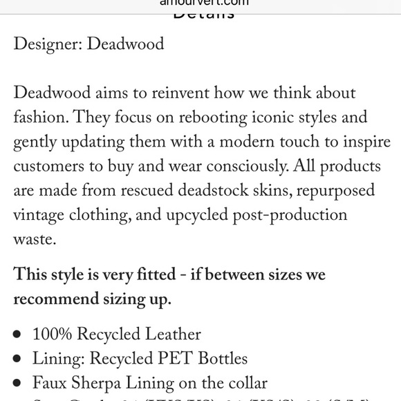 Deadwood Avery Recycled Men’s Leather Jacket | 48 - Picture 9 of 11